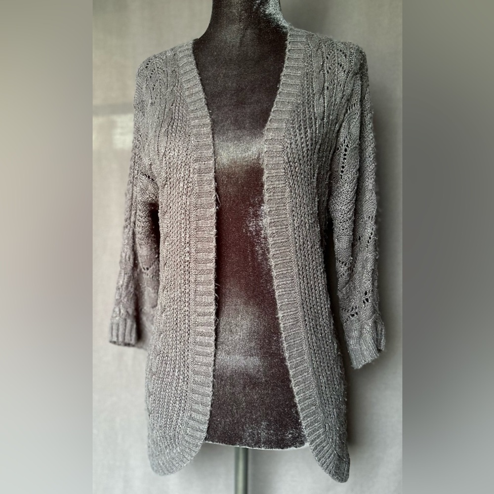 Pink Republic Open-Front Cardigan